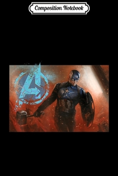 Composition Notebook: Avengers Endgame Captain America Mjolnir Shield Portrait  Journal/Notebook Blank Lined Ruled 6x9 100 Pages