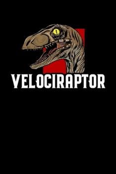 Velociraptor: Awesome Dinosaur Blank Composition Notebook for Journaling & Writing (120 Lined Pages, 6" x 9")