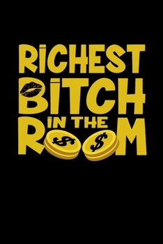 Paperback Notebook: Rich Show-Proll Millionaire Money Women Gift 120 Pages, 6X9 Inches, Dot Grid Book