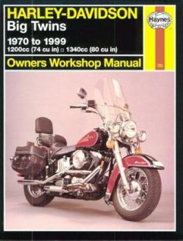 Paperback Haynes Harley-Davidson Big Twins: 1970 Thru 1999 Book