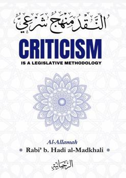 Paperback Criticism Is a Legislative Methodology Book