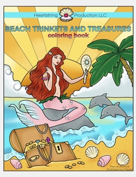 Paperback Beach Trinkets and Treasures Coloring Book: Beach Coloring for Family and Fun Book