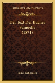 Der Text der B�cher Samuelis, Untersucht