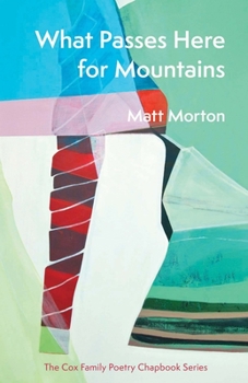 Paperback What Passes Here for Mountains Book