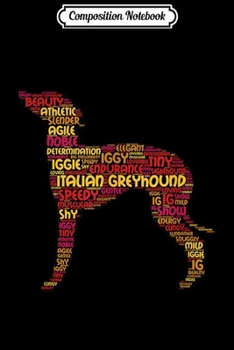 Composition Notebook: Italian Greyhound love  Journal/Notebook Blank Lined Ruled 6x9 100 Pages