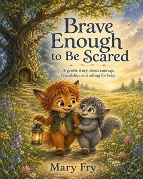 Paperback Brave Enough to Be Scared: A gentle story about courage, friendship, and asking for help. Book