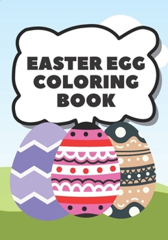 Paperback Easter Egg Coloring Book: Kids Easter Activity Book With Egg Coloring and Word Search Book