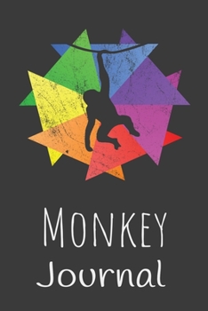 Paperback Monkey Journal: Animal Lovers Gift. Pretty Lined Notebook & Diary For Writing And Note Taking For Your Special Day.(120 Blank Lined Pa Book