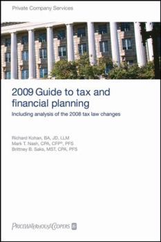 Paperback 2009 guide to tax and financial planning Book