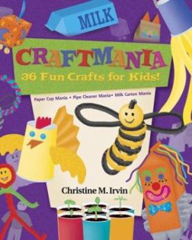 Paperback Craft Mania: 36 Fun Crafts for Kids! Book