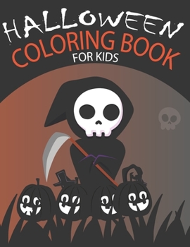 Paperback Halloween Activity Book: Coloring Page Perfect for Kids 4-12 Book