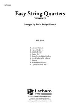 Paperback Easy String Quartets, Vol. 3: Conductor Score (Ludwig Masters) Book