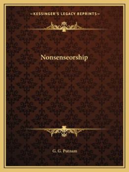 Paperback Nonsenseorship Book