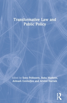 Hardcover Transformative Law and Public Policy Book