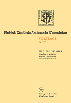 Paperback Modulare Organisation nervöser Zentralorgane, vor allem der Hirnrinde [German] Book