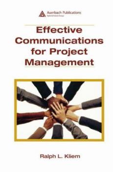 Hardcover Effective Communications for Project Management Book