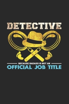 Detective job title: 6x9 Detective | grid | squared paper | notebook | notes