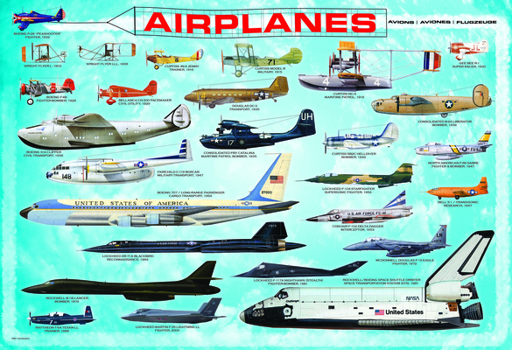 Misc. Airplanes 100-Piece Puzzle Book