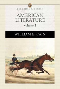 Paperback American Literature, Volume I (Penguin Academics Series) Book