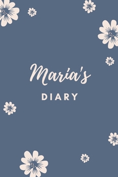 Paperback Maria's Diary: Personalized Name Gift / Diary / Journal / Notebook Book