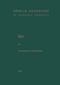 Paperback MN Manganese: Coordination Compounds 7 Book