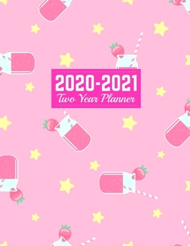 2020-2021 Two Year Planner: Calendar Year Vision Planner (January 2020 - December 2021) - Monthly and Weekly Schedule Organizer and Journal | Art Cover 00023190