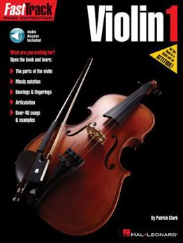 Paperback Fasttrack Violin Method Book 1 Book