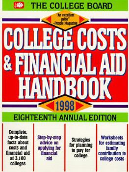 Paperback College Costs and Financial Aid Handbook, 1998: With Disk Book