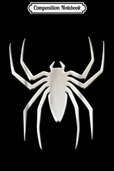 Paperback Composition Notebook: Spider -Silver Graphic Spider Journal/Notebook Blank Lined Ruled 6x9 100 Pages Book