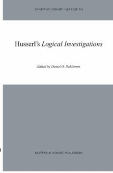 Hardcover Husserl's Logical Investigations Book