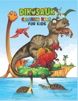 Dinosaur coloring book for kids: Coloring book for kids with dinosaurs with ornaments. Prehistoric Animals World