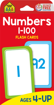 Cards School Zone Numbers 1-100 Flash Cards Book