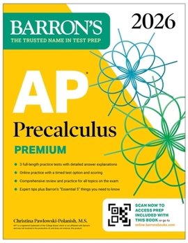 Paperback AP Precalculus Premium, 2026: Prep Book with 3 Practice Tests + Comprehensive Review + Online Practice Book