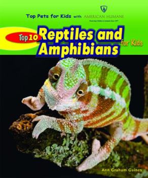 Top 10 Reptiles and Amphibians for Kids - Book  of the Top Pets for Kids