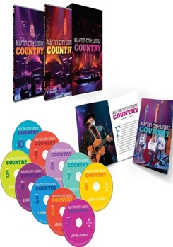 DVD Austin City Limits Country 10 DVD Set Book