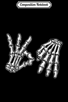 Composition Notebook: Legends of Lucha Libre Penta Zero M Skeleton Hands  Journal/Notebook Blank Lined Ruled 6x9 100 Pages