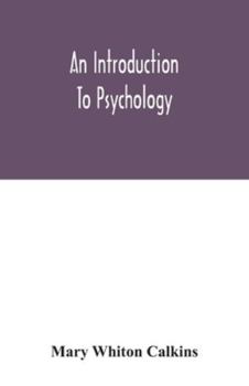 Paperback An introduction to psychology Book