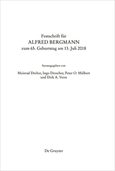 Hardcover Festschrift Für Alfred Bergmann Zum 65. Geburtstag Am 13. Juli 2018 [German] Book