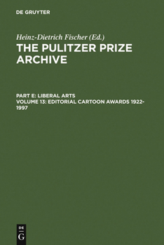 Hardcover Editorial Cartoon Awards 1922-1997 Book
