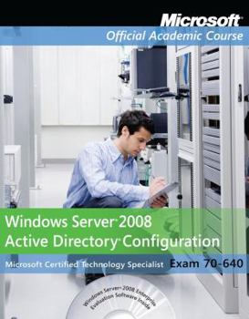 Paperback Exam 70-640 Windows Server 2008 Active Directory Configuration Book