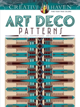 Paperback Creative Haven Art Deco Patterns Coloring Book