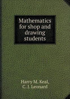 Paperback Mathematics for shop and drawing students Book