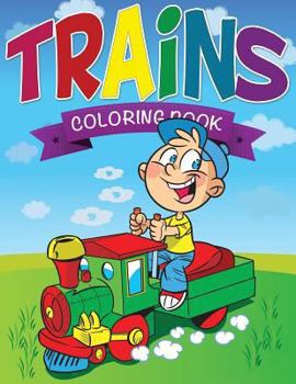 Paperback Trains Coloring Book