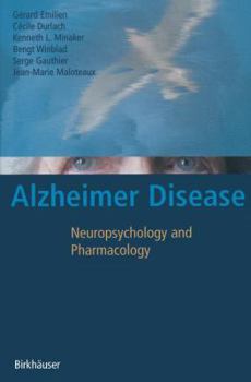 Paperback Alzheimer Disease: Neuropsychology and Pharmacology Book