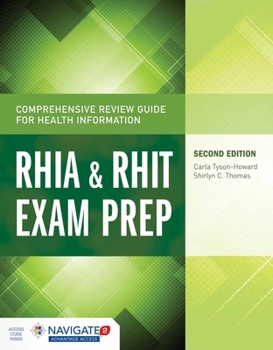 Paperback Comprehensive Review Guide for Health Information: Rhia & Rhit Exam Prep Book