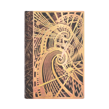 Misc. The Chanin Spiral Mini Hardcover Address Book, 128pg, 120gsm by Paperblanks (New York Deco) Book