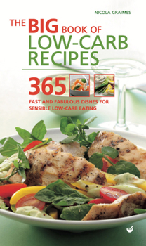 Paperback Big Book of Low-Carb Recipes: 365 Fast and Fabulous Dishes for Every Low-Carb Lifestyle Book
