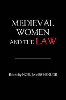 Paperback Medieval Women and the Law Book