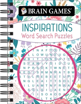 Spiral-bound Brain Games - To Go - Inspirations Word Search Puzzles Book