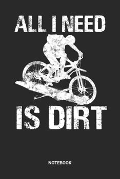 Notebook: Mountain Bike Themed Notebook (6x9 inches) with Blank Pages ideal as a Cycle MTB Journal. Perfect as a Mountainbike Downhill Biycle Lover. Great gift for Kids, Men and Women